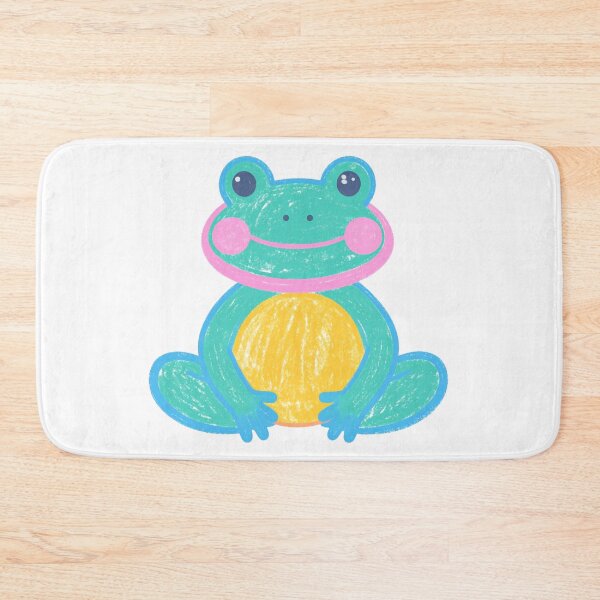 Item preview, Cute Green Frog With Pink Cheeks designed and sold by takeng07.
