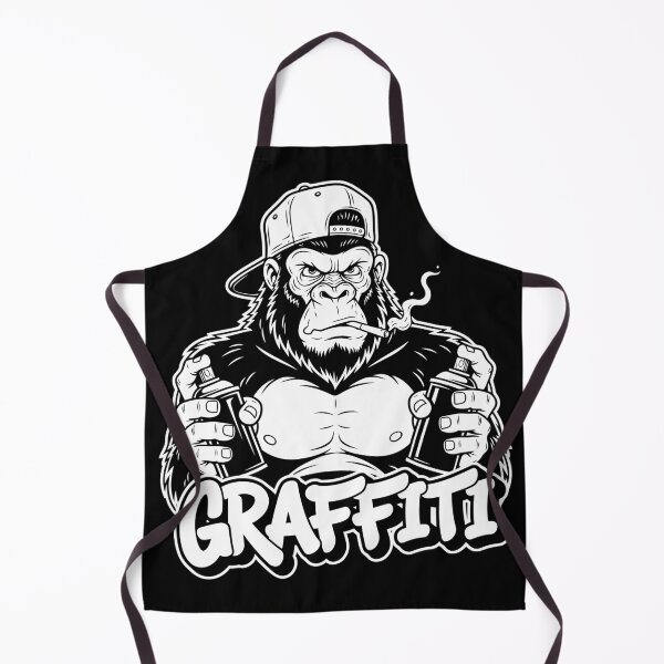 Item preview, Graffiti Gorilla King - Street Art Style designed and sold by Apex-Ape.