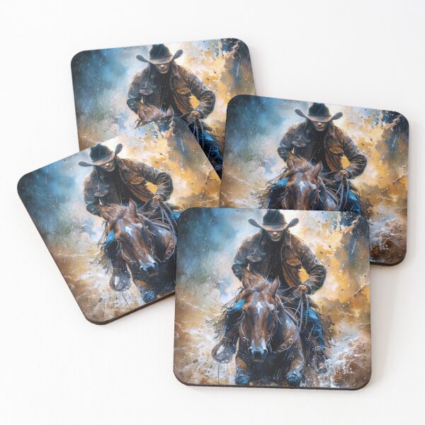 Item preview, Stormrider - Horses and Cowboys designed and sold by Christina Brunton Art.