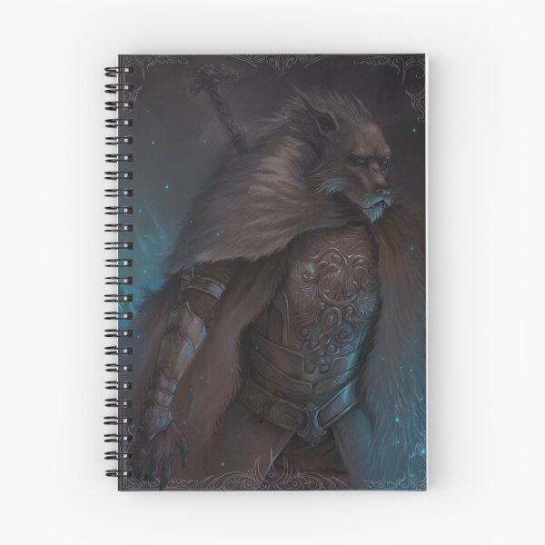 Item preview, Half Wolf Illustration  designed and sold by LucyG Art.