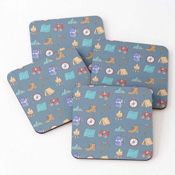 Item preview, Hand Drawn Outdoor Adventure Icons Pattern designed and sold by Studio Pico.