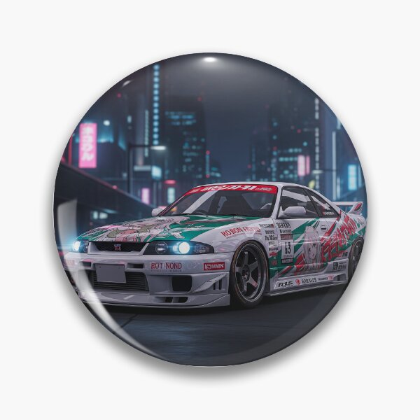 Item preview, Neon Anime R33 GTR Skyline Nissan Car Scene designed and sold by xthreadcreations.