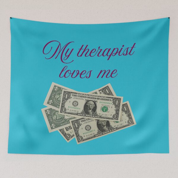Item preview, my therapist loves me designed and sold by 95kinimoD.