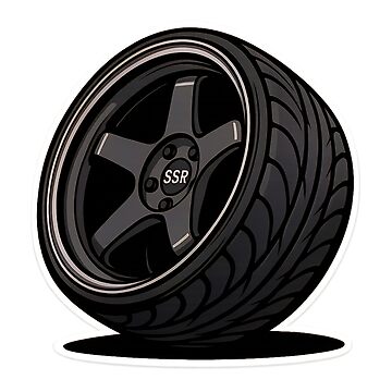 Artwork thumbnail, SSR 5-Spoke Racing Wheel – JDM Style by PosterFuel