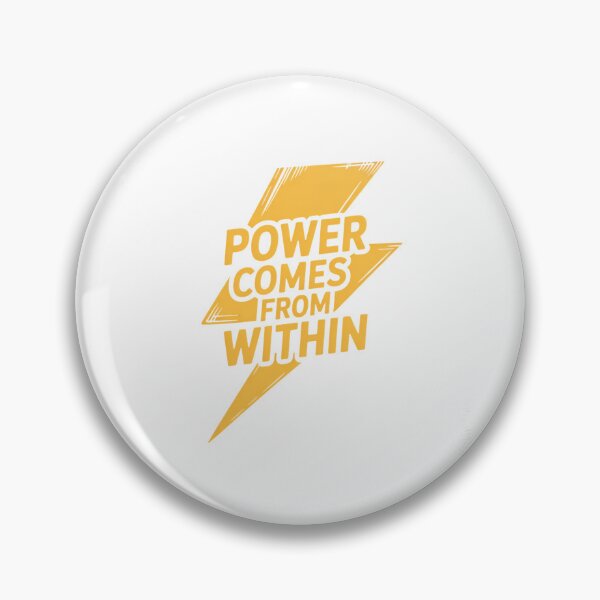 Item preview, Power Comes From Within – Lightning Bolt Motivation designed and sold by ArtByYunus.