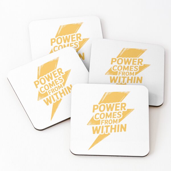Item preview, Power Comes From Within – Lightning Bolt Motivation designed and sold by ArtByYunus.