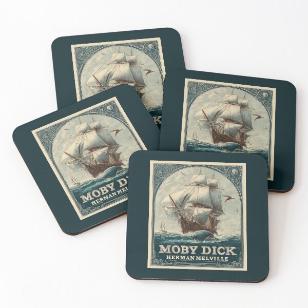 Item preview, A Vintage Poster of Moby-Dick - Herman Melville  designed and sold by GoodOldVintage.