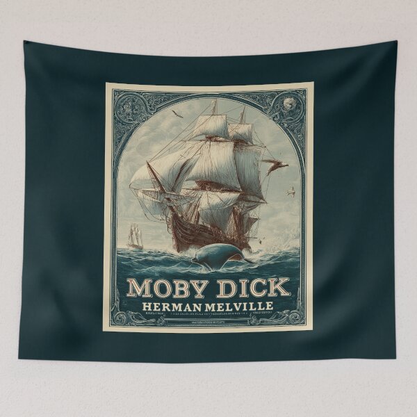 Item preview, A Vintage Poster of Moby-Dick - Herman Melville  designed and sold by GoodOldVintage.