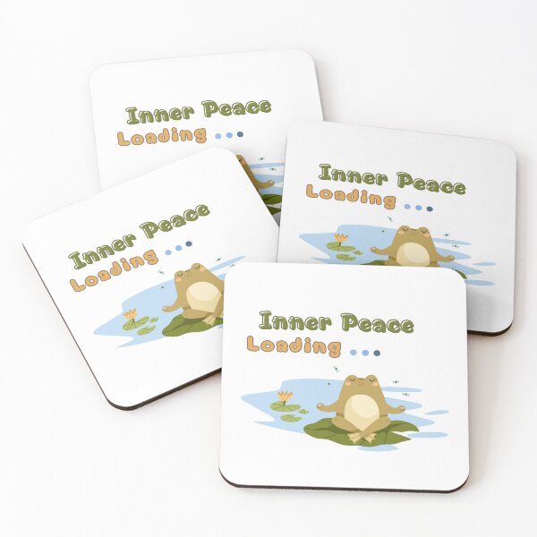 Item preview, Cute Frog - Meditation - Inner Peace Loading designed and sold by tnwbank.