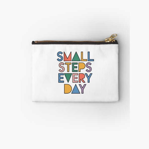Item preview, Small Steps Every Day – Colorful Growth Quote designed and sold by ArtByYunus.