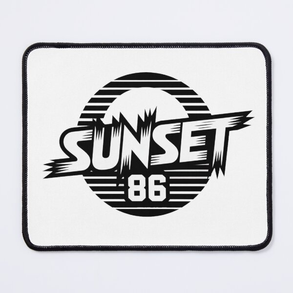 Item preview, Sunset 86 – Retro 80s Vintage Vibes designed and sold by martin max.
