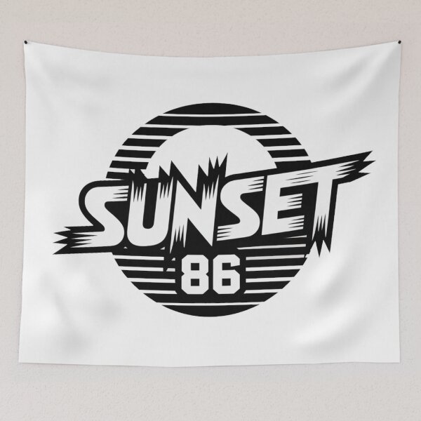 Item preview, Sunset 86 – Retro 80s Vintage Vibes designed and sold by martin max.