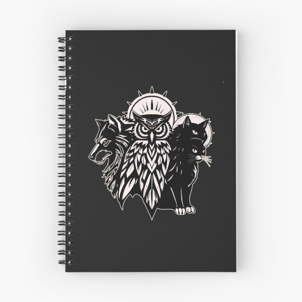 Item preview, Wild Trinity — Cats, Wolf and Sun Owl. designed and sold by Ralek.