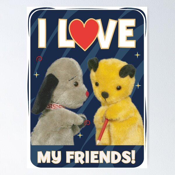 Item preview, Sooty I Love My Friends designed and sold by All-And-Every.