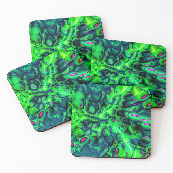 Item preview, Abstract Green, Blue & Pink Fractal designed and sold by SXW Designs.