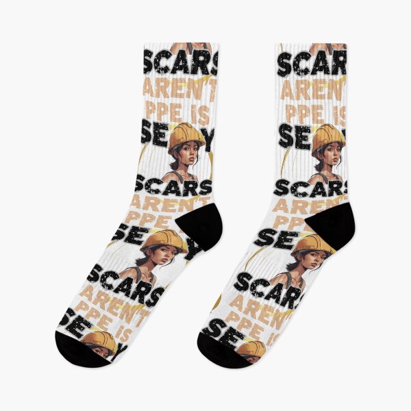 Item preview, PPE Is Sexy – Scars Aren’t | Safety First Construction Design designed and sold by PeteLawliiet.