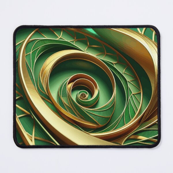 Artikelvorschau, Farbenfrohe abstrakte Fibonacci-Kunst entworfen und verkauft von Vicky Brago-Mitchell®.