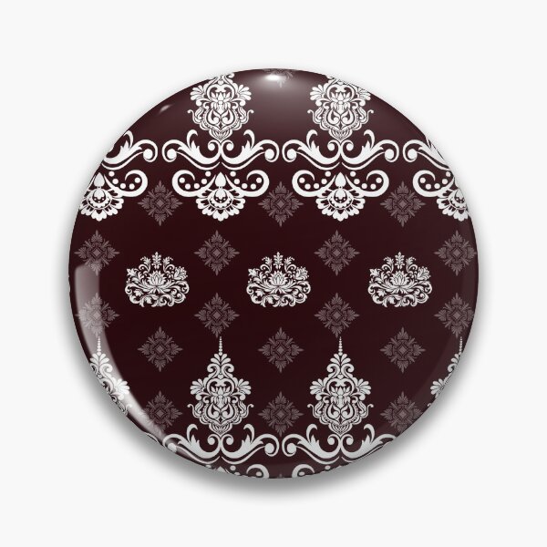 Item preview, Traditional Thai Textile Pattern, Maroon and White Ornamental Fabric, Vintage Asian Seamless Design designed and sold by Dailyprintstyle.