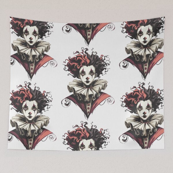 Item preview, Halloween Clown Lady designed and sold by bapupa.