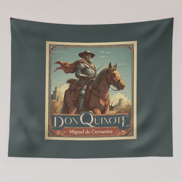 Item preview, A Vintage Poster of Don Quixote - Miguel de Cervantes Saavedra designed and sold by GoodOldVintage.