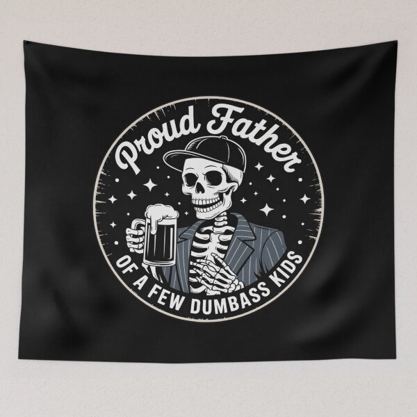 Item preview, Proud Father of a Few Dumbass Kids – Funny Dad Shirt designed and sold by martin max.