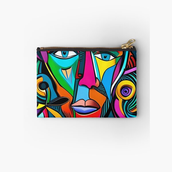 Item preview, Funky Colorful Abstract Face designed and sold by jantulov.