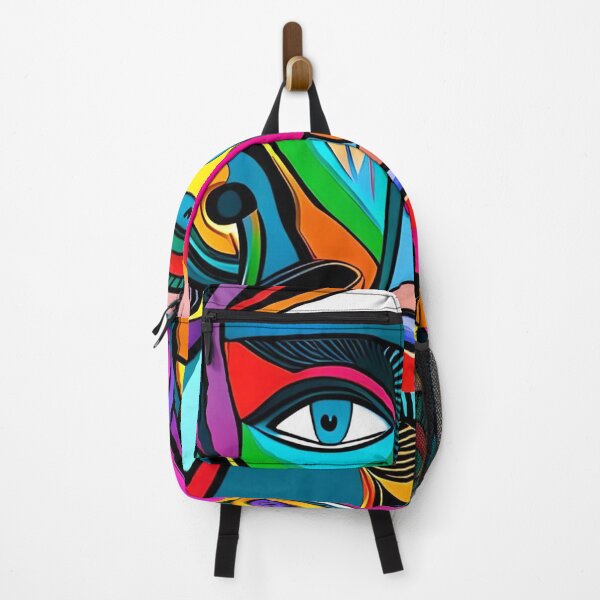 Item preview, Funky Colorful Abstract Face designed and sold by jantulov.