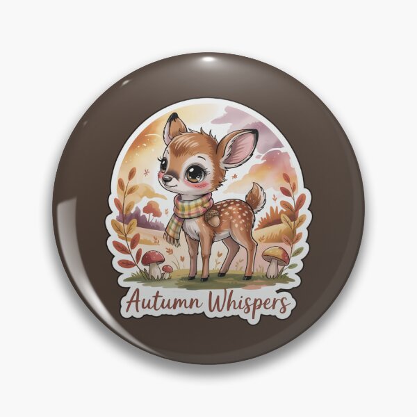 Item preview, Autumn Whispers | Cute Fall Deer with Scarf in Autumn Forest designed and sold by Nuist25.