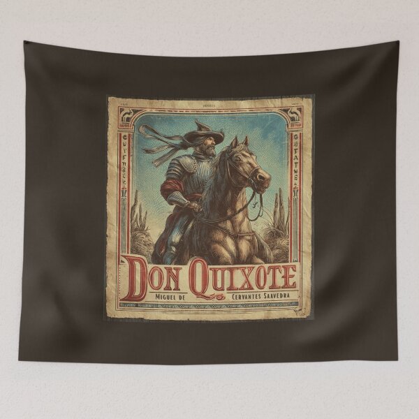 Item preview, A Vintage Poster of Don Quixote - Miguel de Cervantes Saavedra designed and sold by GoodOldVintage.