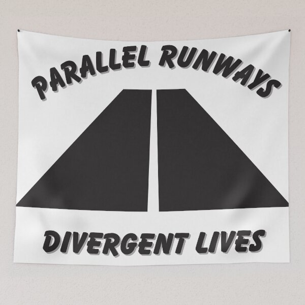 Item preview, Parallel Runways, Divergent Lives designed and sold by AirmanTalha.