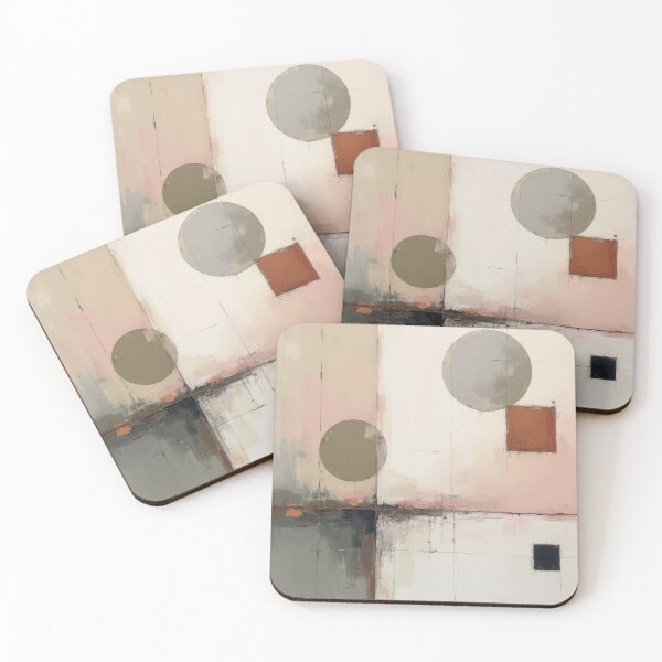 Item preview, Circles & Squares No.3 (A Little Black Square) designed and sold by These Immaterial Things.