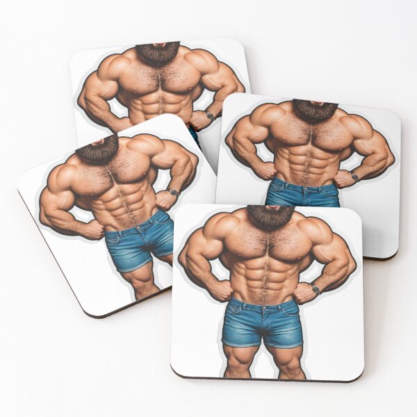 Item preview, Muscle man designed and sold by 4eH.