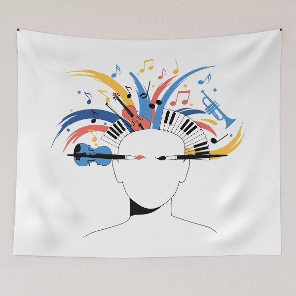 Item preview, Silence is the Canvas Music is the Paint designed and sold by Amir Faysal.