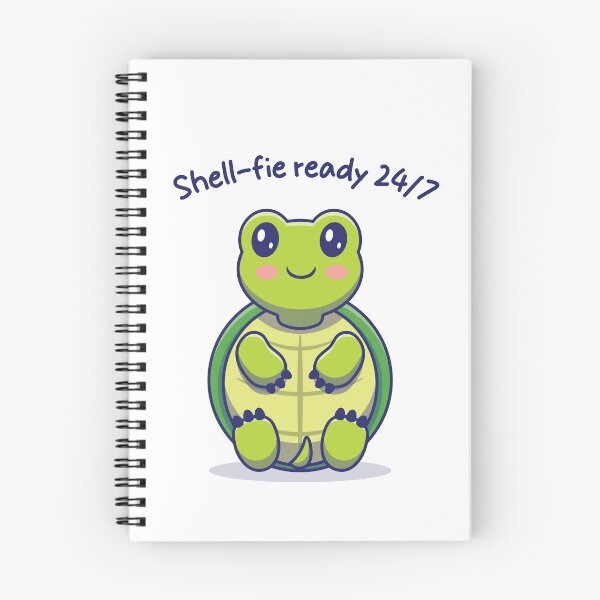 Item preview, Cute smiling Turtle ready for a selfie designed and sold by Ink_It.