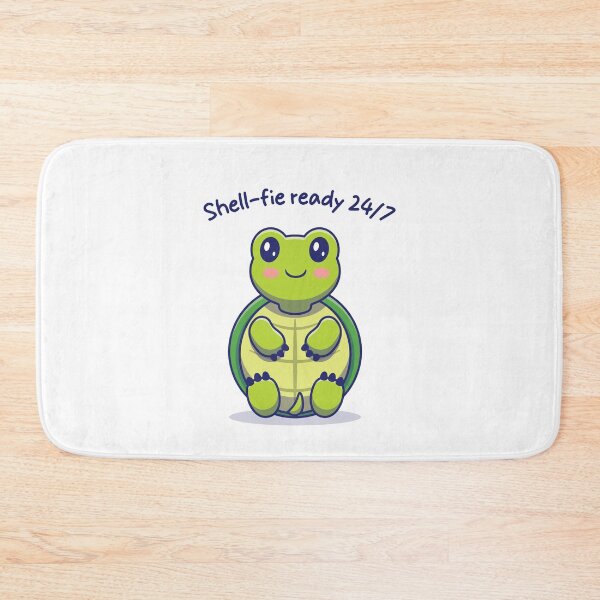 Item preview, Cute smiling Turtle ready for a selfie designed and sold by Ink_It.