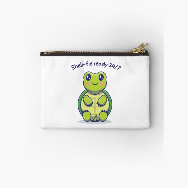 Item preview, Cute smiling Turtle ready for a selfie designed and sold by Ink_It.