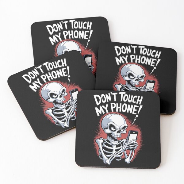 Item preview, Don’t Touch My Phone – Funny Protective Quote designed and sold by martin max.