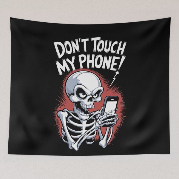 Item preview, Don’t Touch My Phone – Funny Protective Quote designed and sold by martin max.