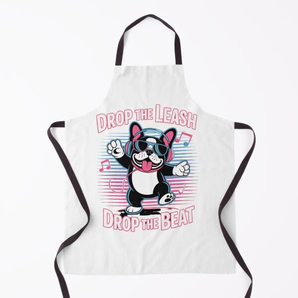 Item preview, Drop the Leash & Drop the Beat – DJ French Bulldog designed and sold by ArtByYunus.