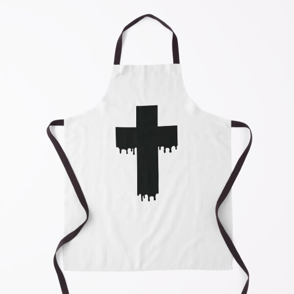 Item preview, Pastel Goth Drippy Cross Black designed and sold by eviebelleink.