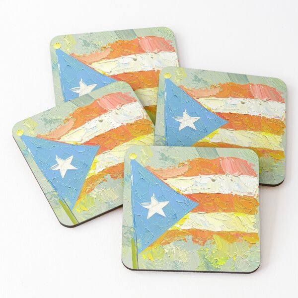 Item preview, Puerto Rican Flag in Paint designed and sold by JeremyAlexander.