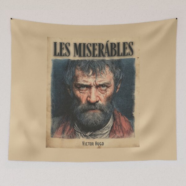 Item preview, A Vintage Poster of Les Miserables - Victor Hugo  designed and sold by GoodOldVintage.