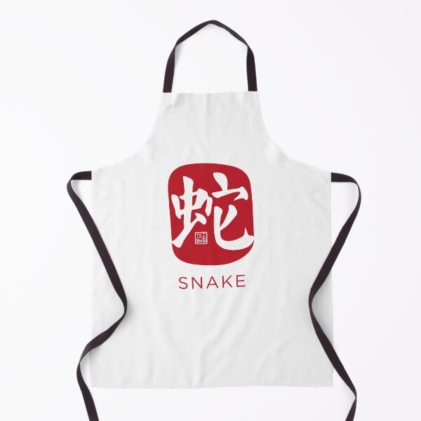 Item preview, Snake 蛇 - Chinese Zodiac Calligraphy Character with English (Red on White) designed and sold by STUDIO-72.