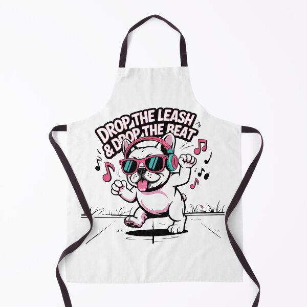 Item preview, Drop the Leash & Drop the Beat – DJ French Bulldog designed and sold by ArtByYunus.