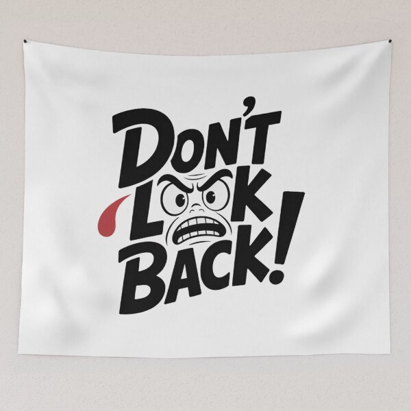 Item preview, Don’t Look Back – Motivational Quote Design designed and sold by martin max.