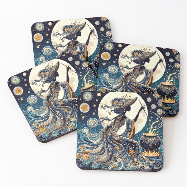 Item preview, Witch Illustration for Halloween Decor Ideas designed and sold by  Ojo de Lilith.