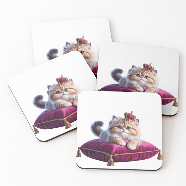 Item preview, Born to Be Spoiled – Princess Cat Pillow Life designed and sold by ArtByYunus.