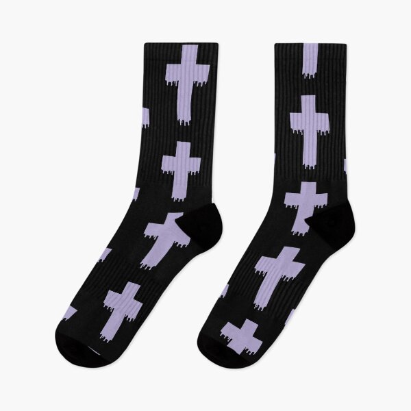Item preview, Pastel Goth Drippy Cross Purple/Lilac designed and sold by eviebelleink.