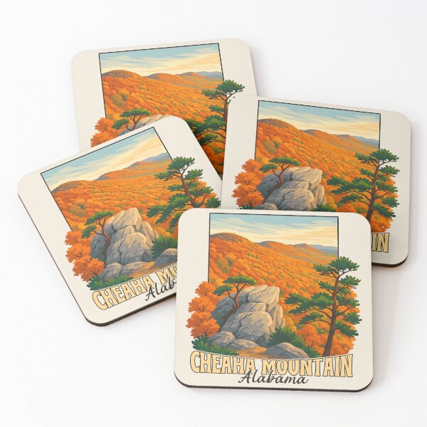 Item preview, Cheaha Mountain Vista – Alabama Vector Landscape designed and sold by Gideon Emmerich.