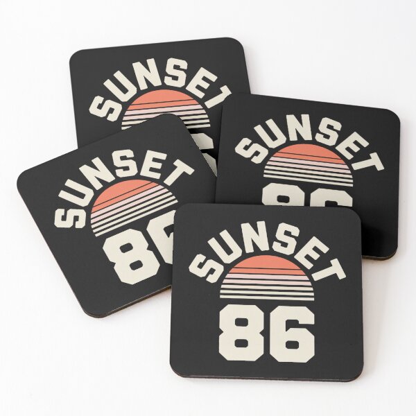 Item preview, Sunset 86 – Retro 80s Vintage Vibes designed and sold by martin max.